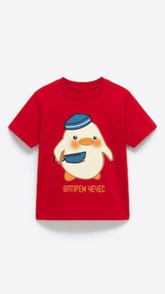 Футболка Adidas арт.660708 BIM kids мал. 9-12 (красный)