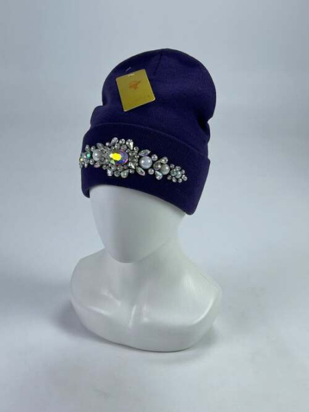 Шапка Кароза Хейсон от.ожерелье (фиолетовый)