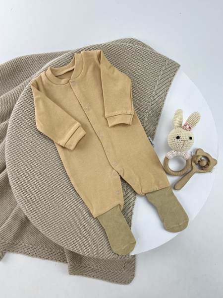 Комбинезон арт.250720 мал.дев. 3-9 (кремовый)