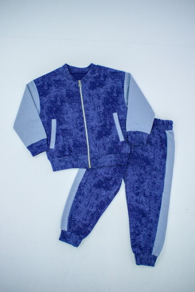 Костюм (кофта+штаны) арт.3141 Mixima kids мал. 3-6 (синий)