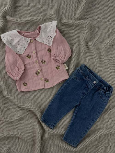 Комбинезон арт.251030-1 Yumi дев. 9-12 (микс)