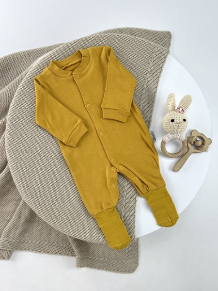 Комбинезон арт.250720 мал.дев. 3-9 (горчица)