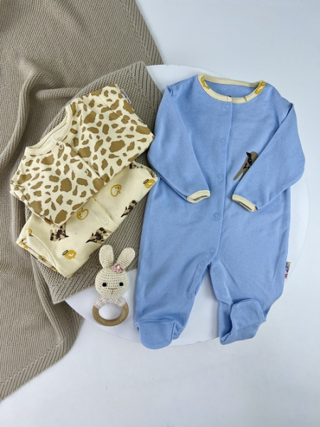 Комбинезон Бурёнка арт.537257 Midirik дев. 3-9м (микс)