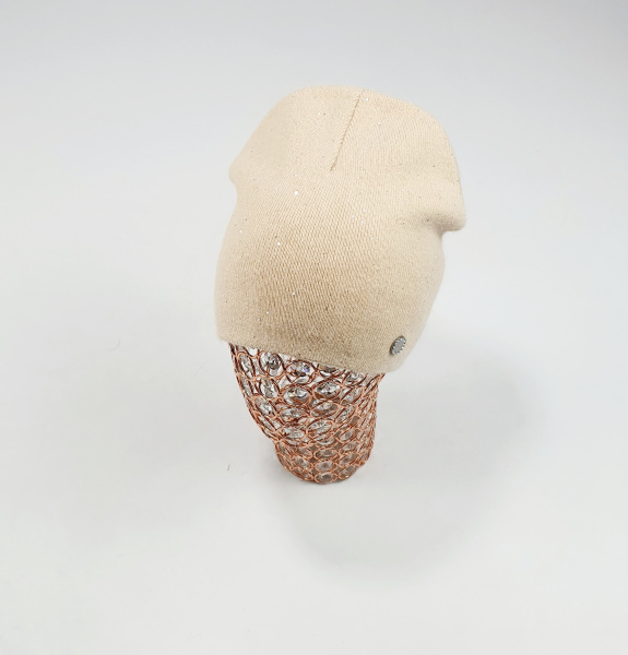 Шапка Катрин Блеск (абрикос)