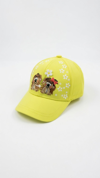 Кепка Ёжики арт.PAP-16 Kiddo 52р (желтый)