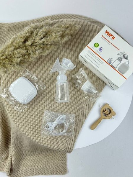 Электрический Молокоотсос арт.RY-60110 YUMI 150мл (белый)