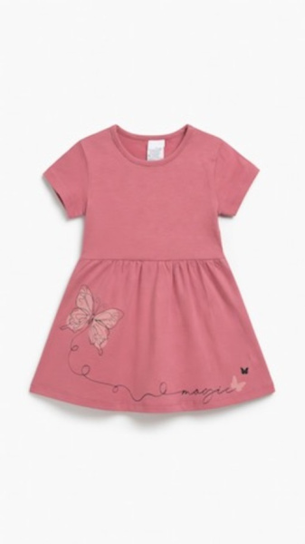Платья арт.16616 Lumina kids дев. 3-6 (темная пудра)