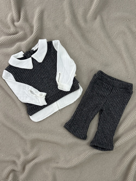 Костюм 2-ка арт.249335 дев. 6-24 (черный)