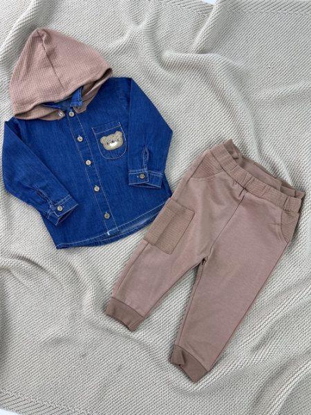 Комбинезон арт.251030-1 Yumi дев. 18-24 (микс)