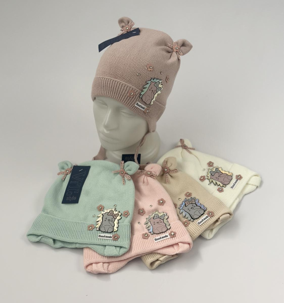 Шапка Вито Ёжик ушки (микс)